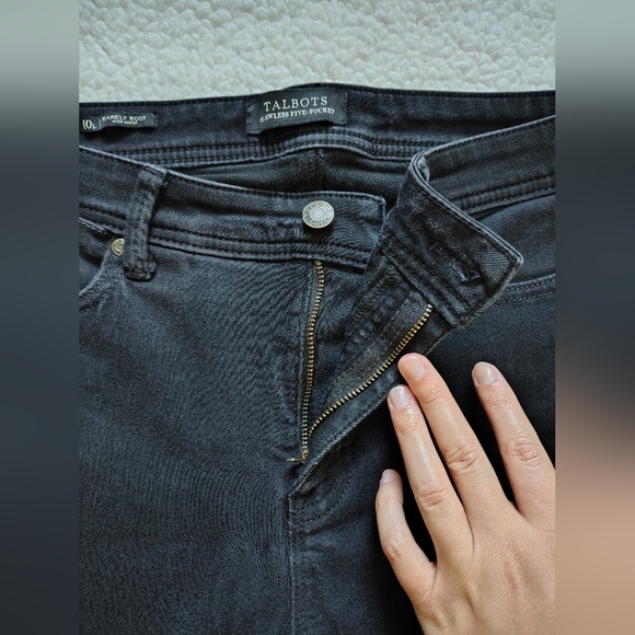 Talbot's Women's Size 10 Long Flawless Five Pocket Barely Boot High Waisted Pant - Picture 7 of 12